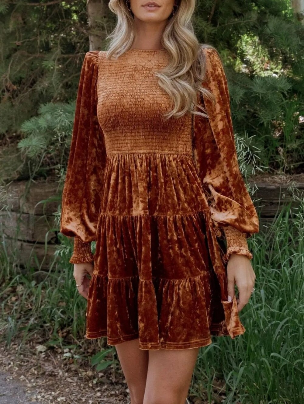 Baltic Born Crushed Velvet Kelee Dress - Picture 10 of 10